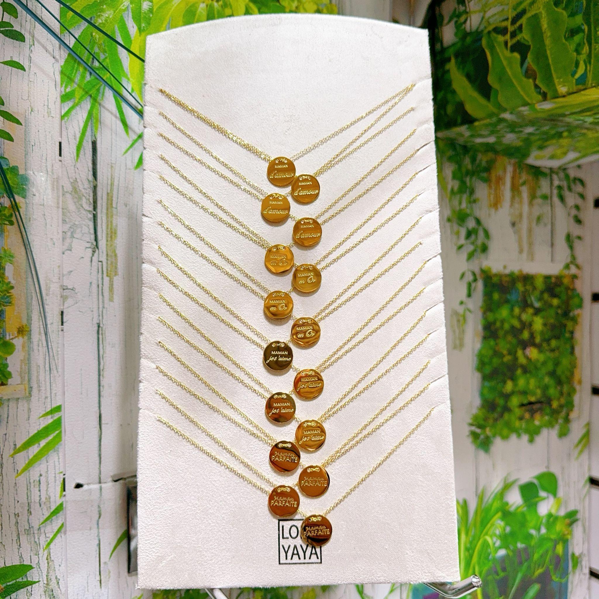 Necklaces Accessories Gold LOLO & YAYA LOT-CO-MAMAN #c Efashion Paris