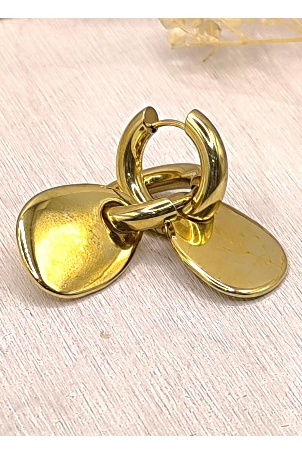 Pendientes Complementos Gold LOLO & YAYA 45800 #c Efashion Paris