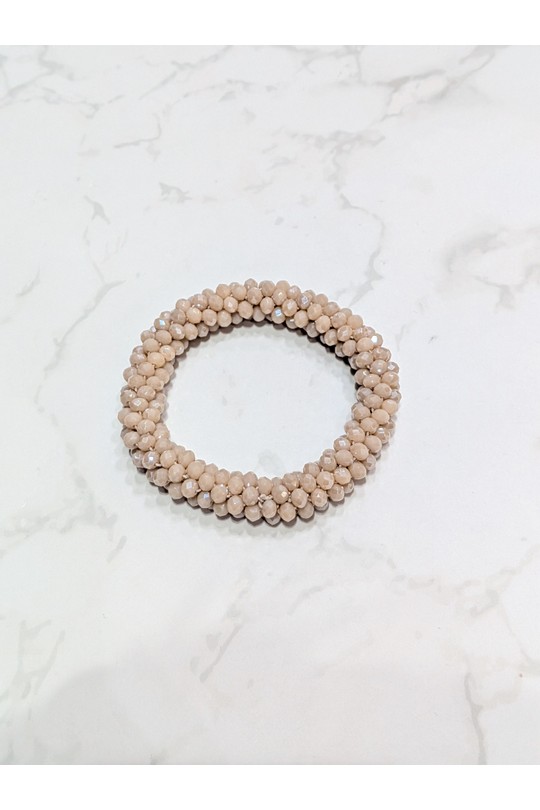Bracelets Accessoires Vanille LOLO & YAYA CRYSTAL-2026-BEIGE #c Efashion Paris