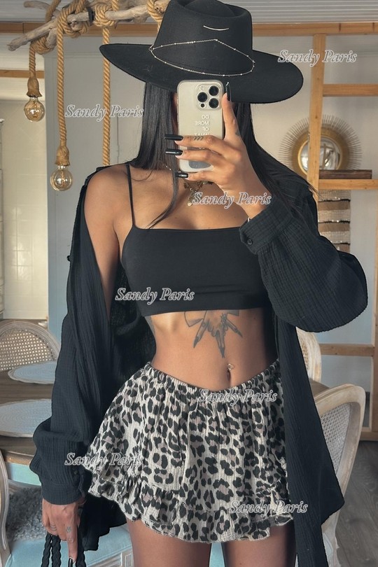 Tops Femme Noir SANDY PARIS 11722 Efashion Paris