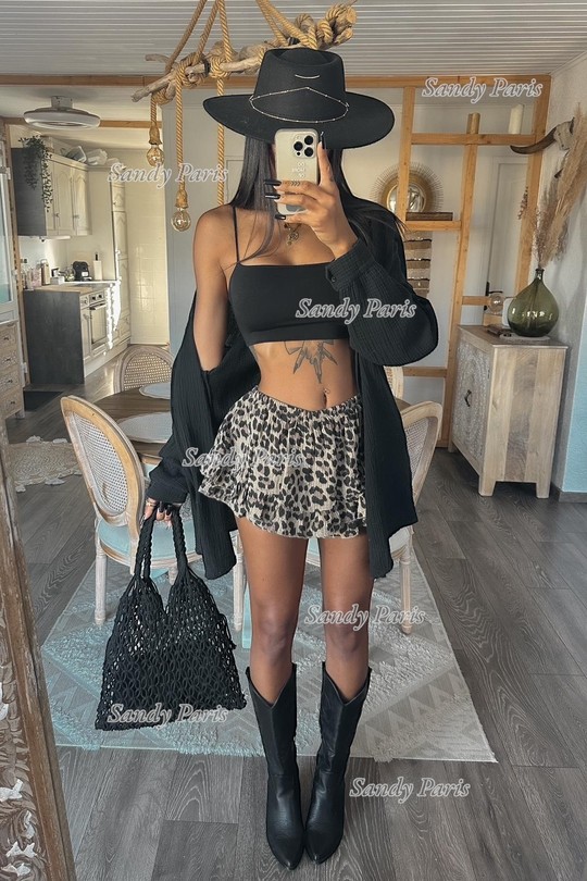 Tops Femme Noir SANDY PARIS 11722 Efashion Paris