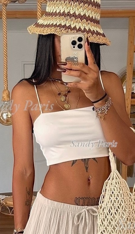 Tops Femme Noir SANDY PARIS 11722 Efashion Paris