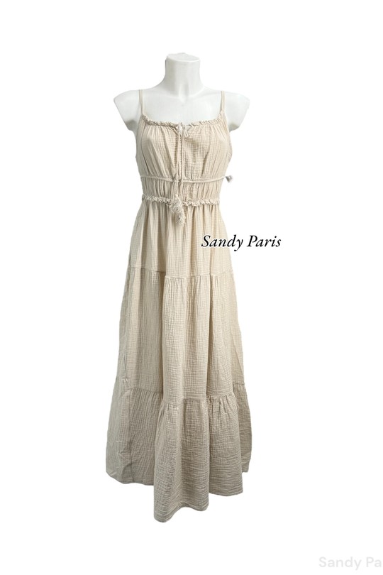 Robes longues Femme Kaki SANDY PARIS 88516 Efashion Paris