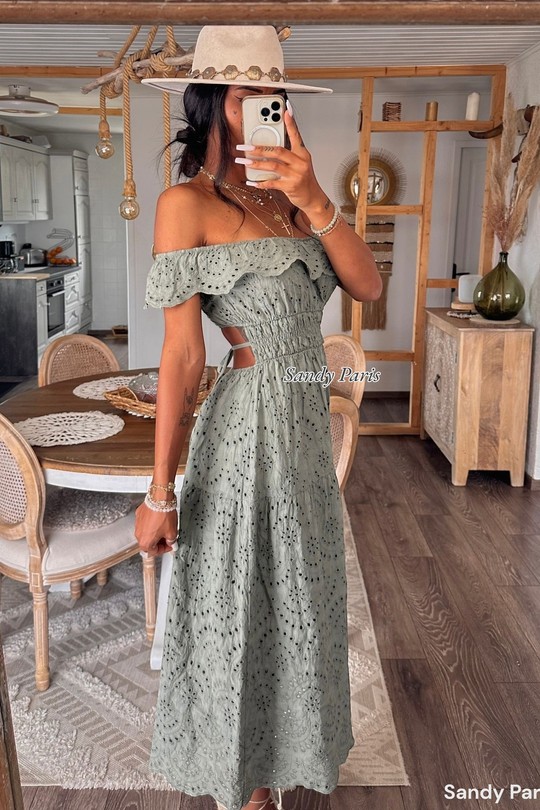 Robes longues Femme Blanc SANDY PARIS 88526 Efashion Paris