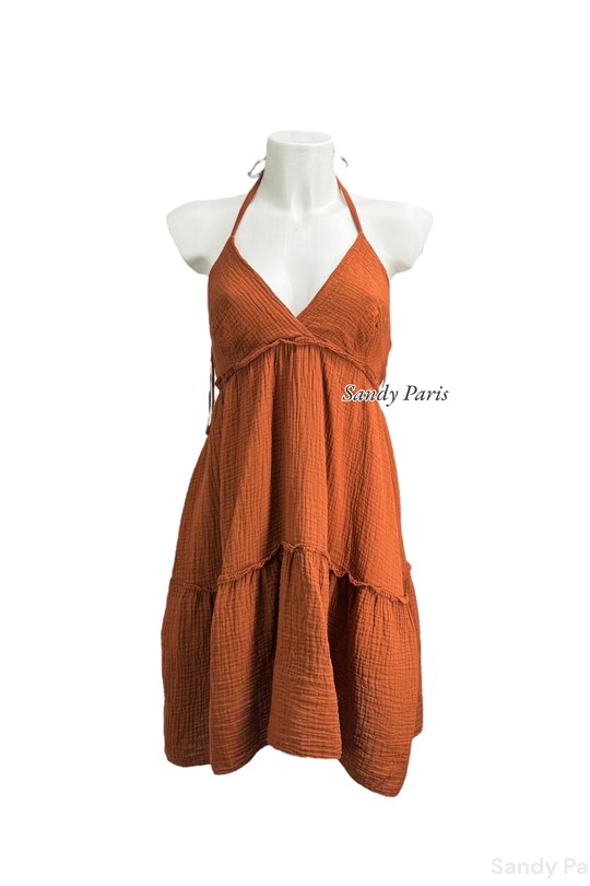 Robes courtes Femme Terracota SANDY PARIS 88509 Efashion Paris