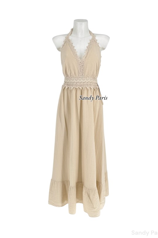 Robes longues Femme Noir SANDY PARIS 88573 Efashion Paris