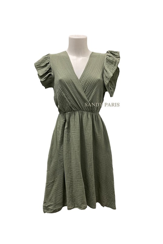 Robes courtes Femme Terracota SANDY PARIS 623 Efashion Paris