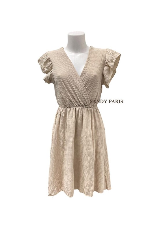 Robes courtes Femme Terracota SANDY PARIS 623 Efashion Paris