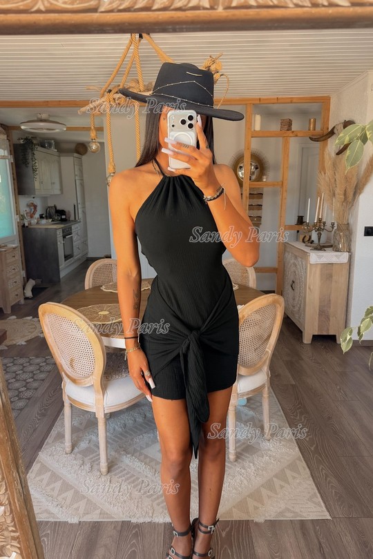 Robes courtes Femme Crème SANDY PARIS 1406 Efashion Paris