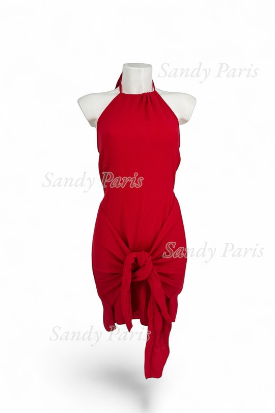 Robes courtes Femme Crème SANDY PARIS 1406 Efashion Paris