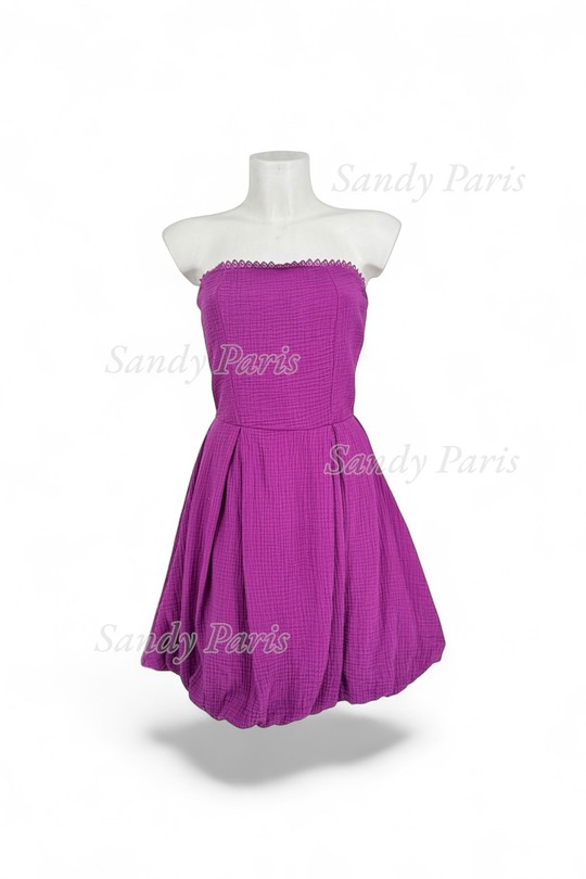 Robes courtes Femme Jaune clair SANDY PARIS 26055 Efashion Paris