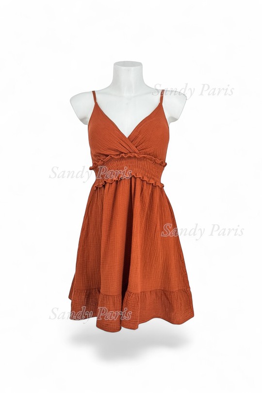 Robes courtes Femme Bleu Celadon SANDY PARIS 88029 Efashion Paris