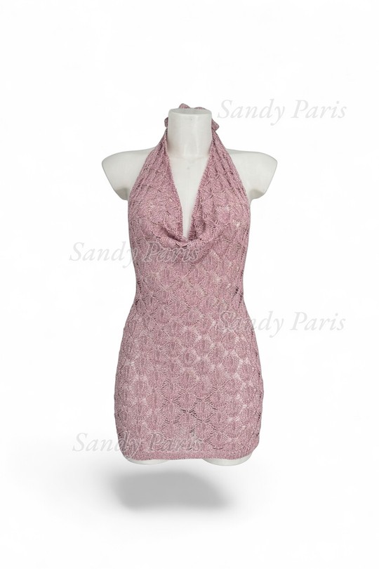 Short dresses Women Pink SANDY PARIS 4276 Efashion Paris