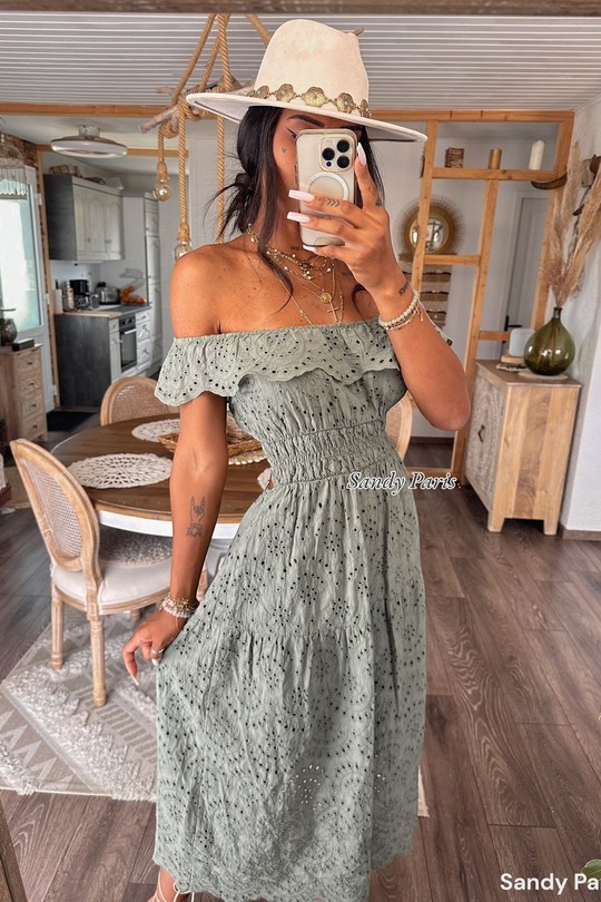 Robes longues Femme Blanc SANDY PARIS 88526 #c Efashion Paris