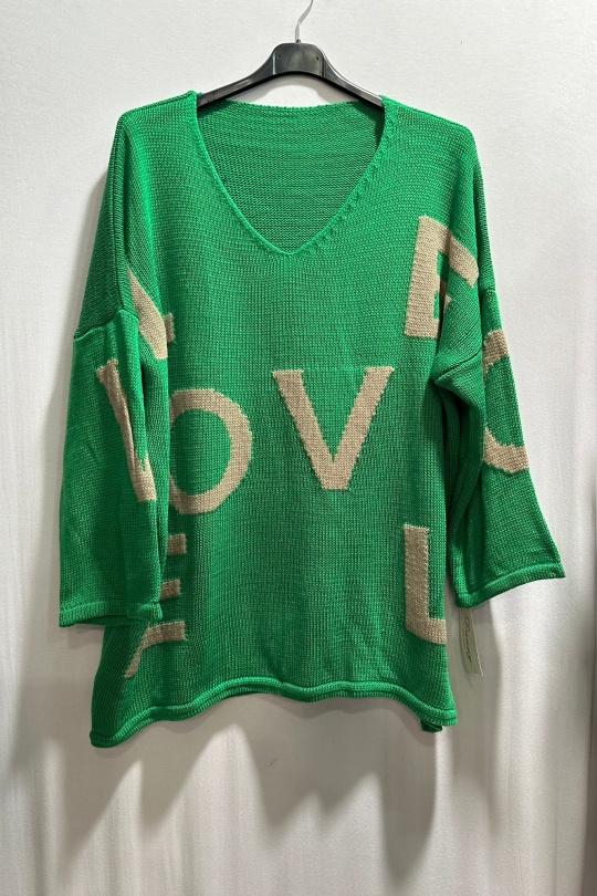 Pulls Femme Vert Danny 22M009 Efashion Paris