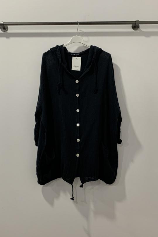 Gilets Femme Noir Danny 3706 Efashion Paris