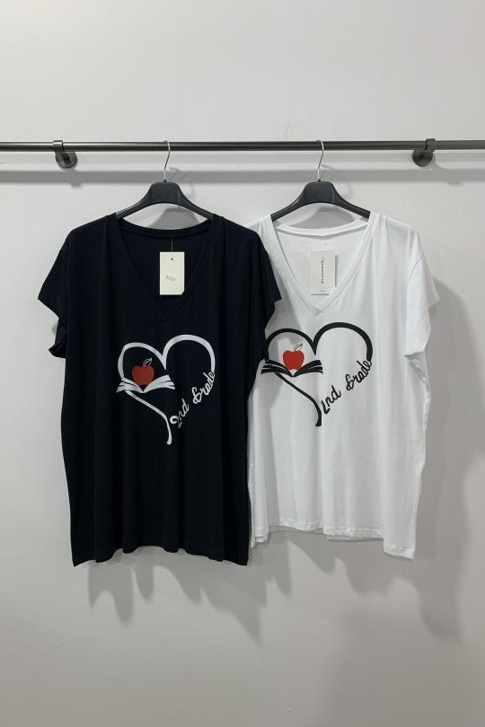 T-shirts Femme Noir Danny 2251B Efashion Paris