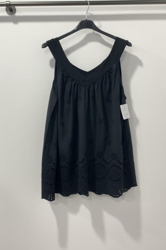 Débardeurs Femme Noir Danny 25359 Efashion Paris
