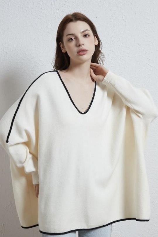 Pulls Femme Couleurs mélangées Danny B85377 Efashion Paris