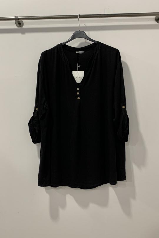 Chemises & blouses Femme Noir Danny 25365 Efashion Paris