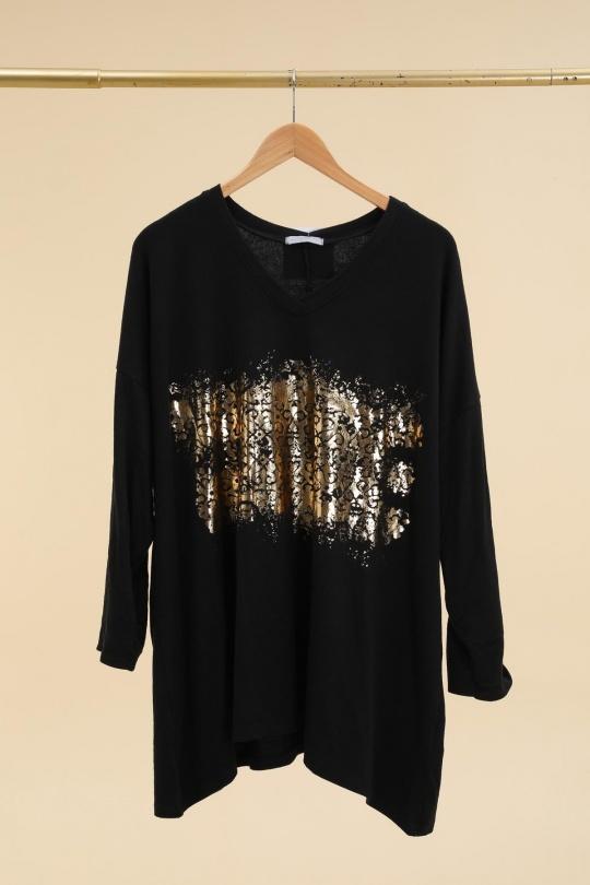 Tuniques Femme Noir Danny 3179 Efashion Paris