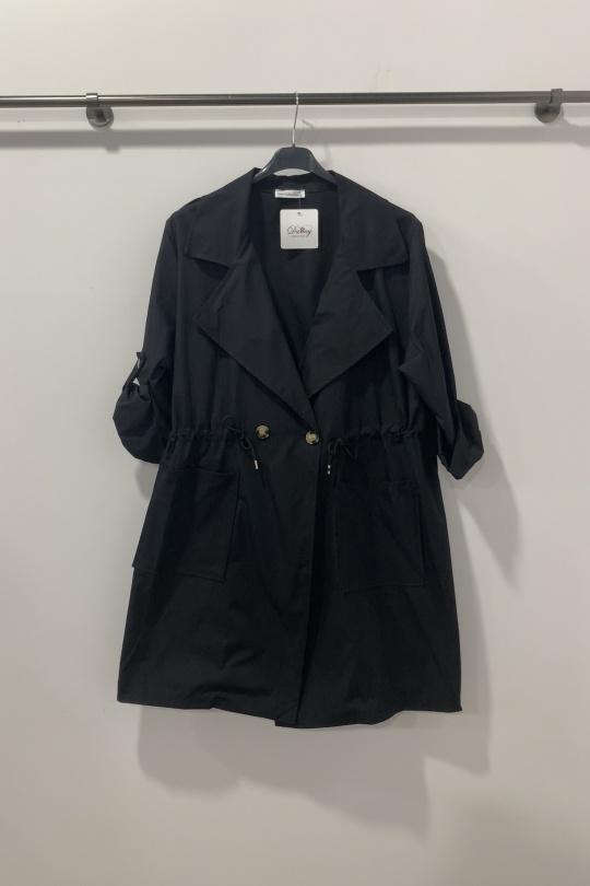 Cappotti Donna Black Danny 21350B Efashion Paris