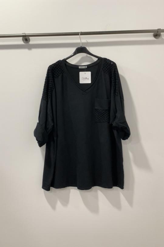 Tuniques Femme Noir Danny 9989 Efashion Paris