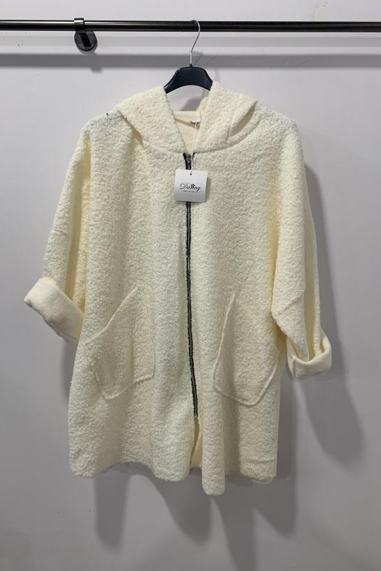 Manteaux Femme Ecru Danny 17791 Efashion Paris