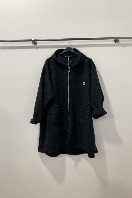 Manteaux Femme Noir Danny 25510 Efashion Paris