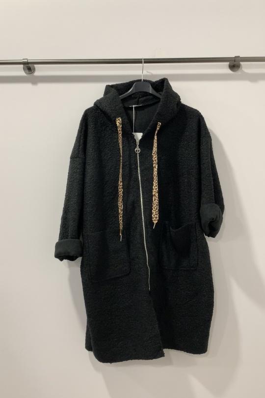 Coats Women Black Danny 24557 Efashion Paris