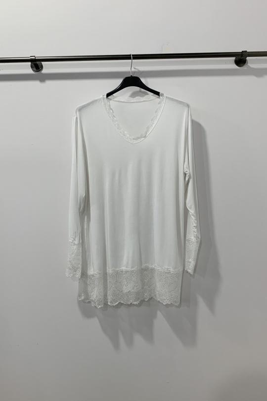 Tunics Women White Danny SA015 Efashion Paris