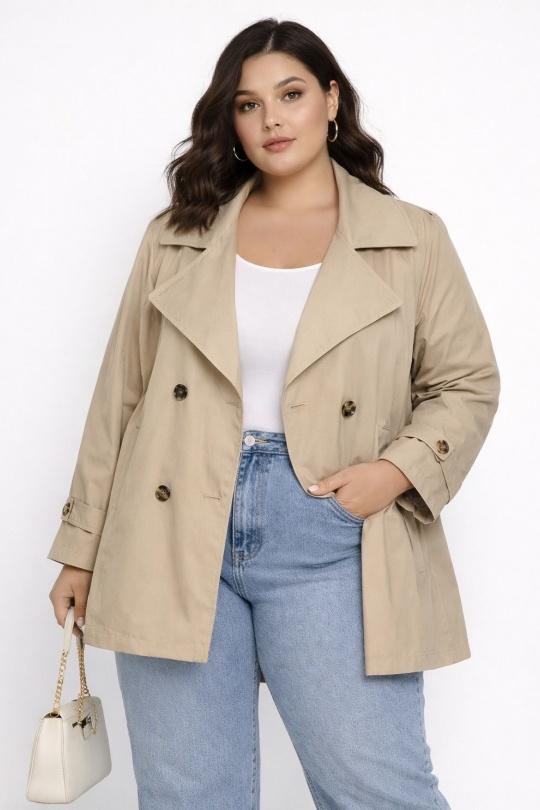 Abrigos Mujer Beige Danny 26015 Efashion Paris