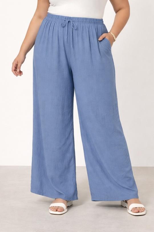 Pantalons Femme Bleu ciel Danny 24007 Efashion Paris