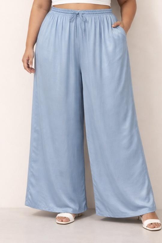 Pantalons Femme Bleu ciel Danny 4553 Efashion Paris