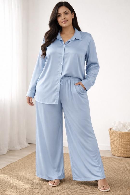 Shirts & blouses  Women Sky blue Danny 4559 Efashion Paris