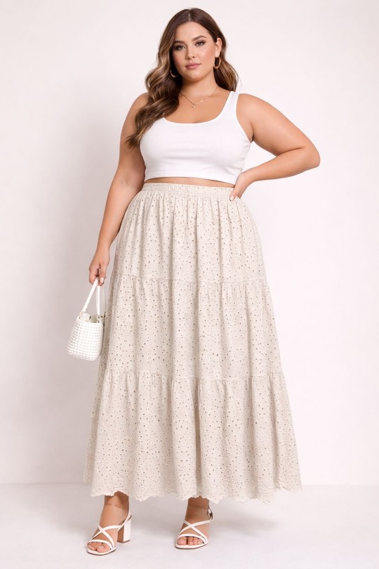 Jupes Femme Beige Danny 25111 Efashion Paris