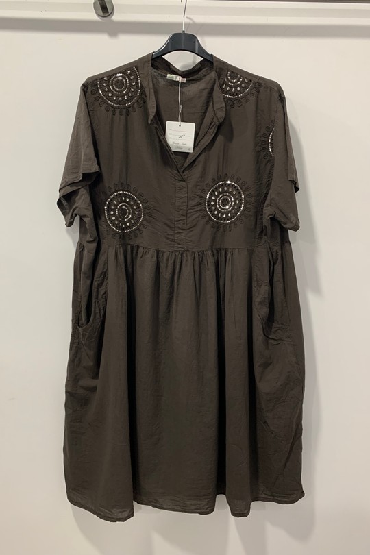 Robes & Combinaisons Femme Vert anis Danny 26308 Efashion Paris