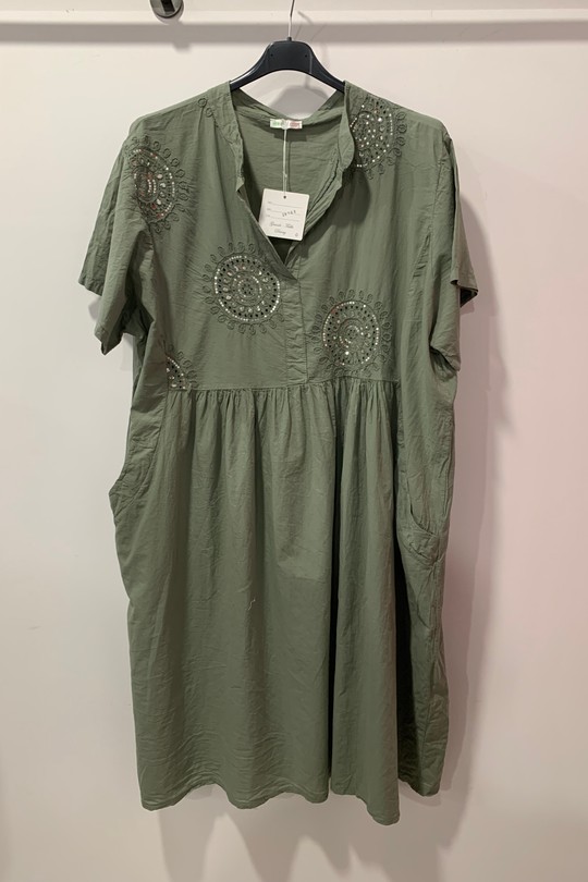 Robes & Combinaisons Femme Vert anis Danny 26308 Efashion Paris