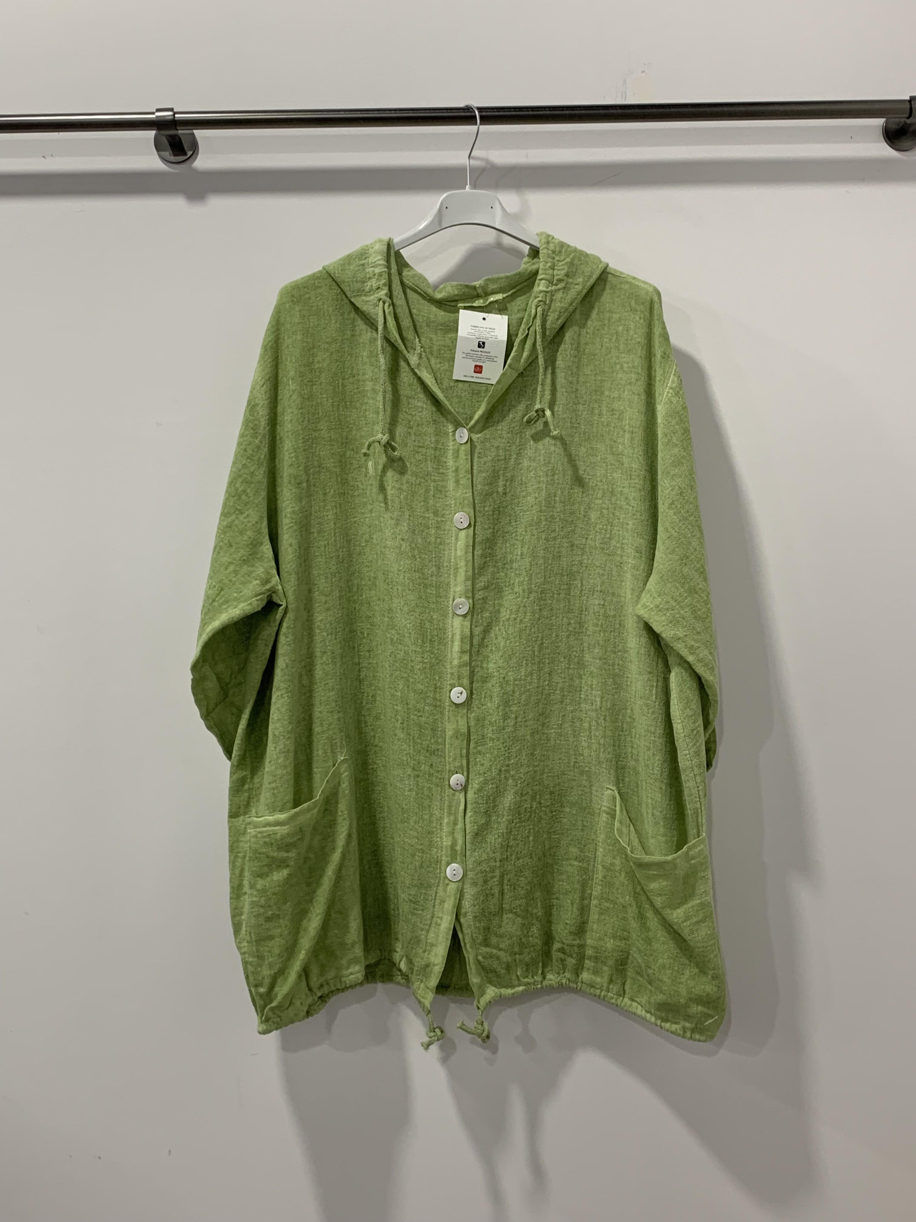 Gilets Femme Vert anis Danny 3706 #c Efashion Paris