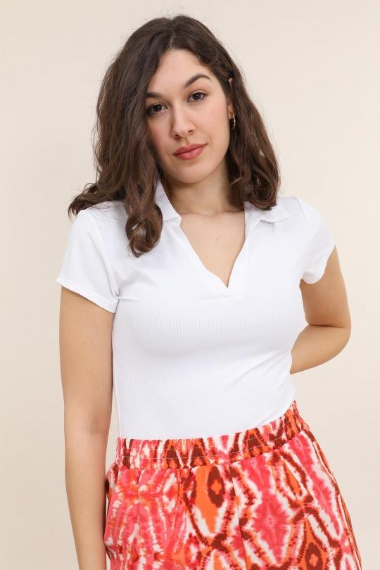 Body Femme Blanc Van Der Rock AR1425 Efashion Paris