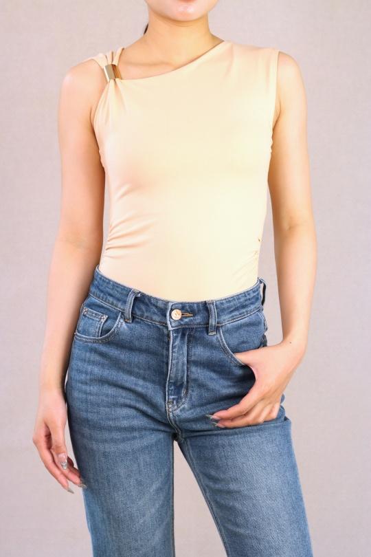 Bodies Femme Beige Van Der Rock VD2548 Efashion Paris