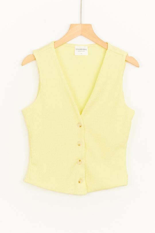 Gilets Femme Jaune Van Der Rock VD1902 Efashion Paris