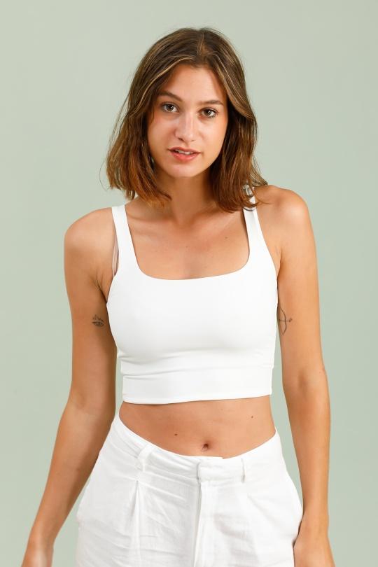 Camisetas sin mangas Mujer Cream Van Der Rock VD1944 Efashion Paris
