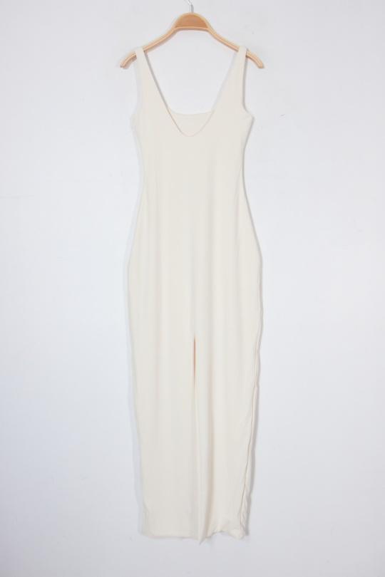 Robes longues Femme Beige Van Der Rock VD2088 Efashion Paris