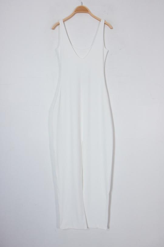 Robes longues Femme Beige Van Der Rock VD2088 Efashion Paris