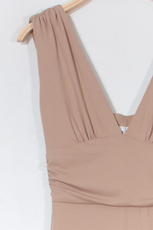 Robes longues Femme Beige Van Der Rock VD1998-C Efashion Paris