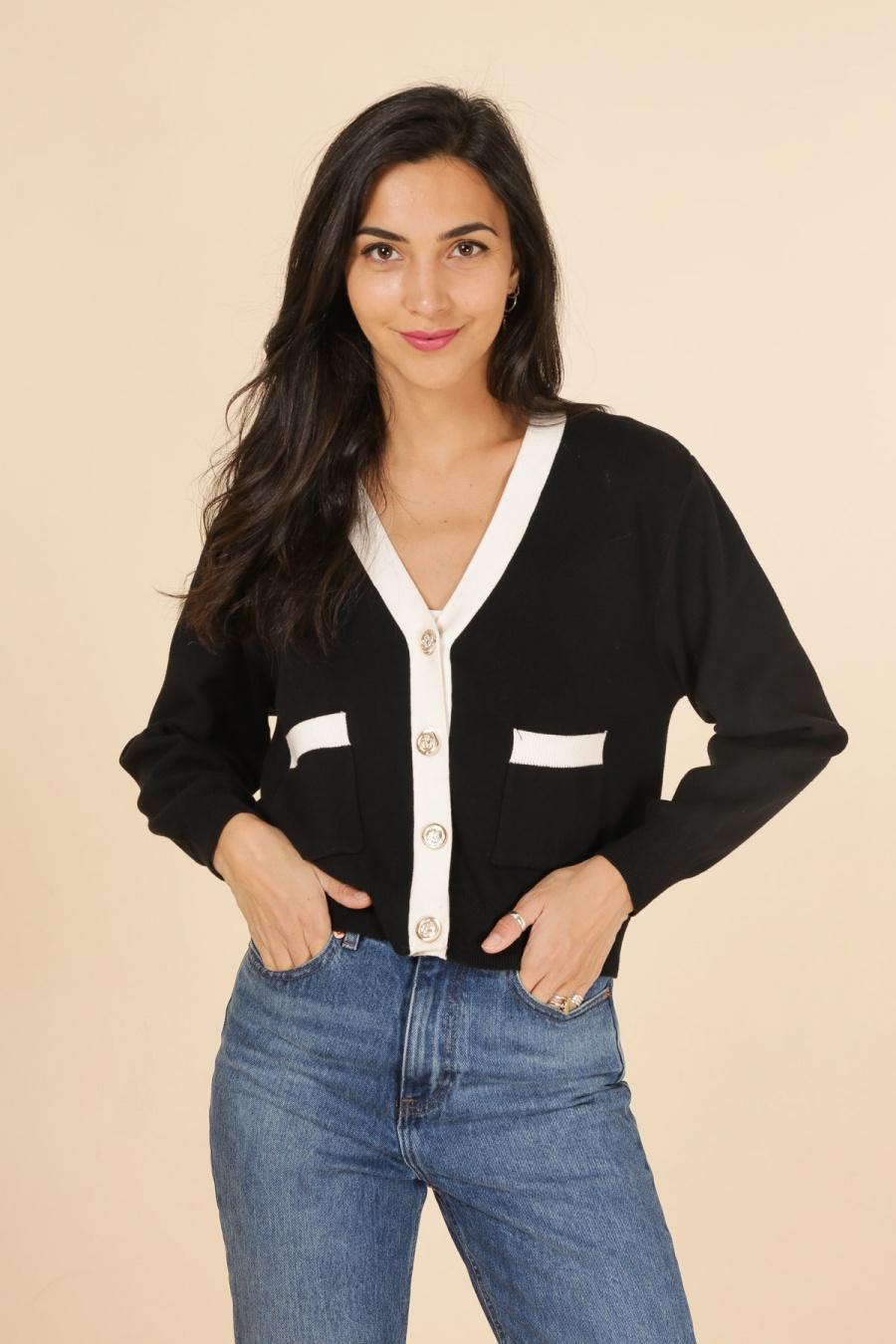 Gilets Femme Noir Van Der Rock 1337 #c Efashion Paris