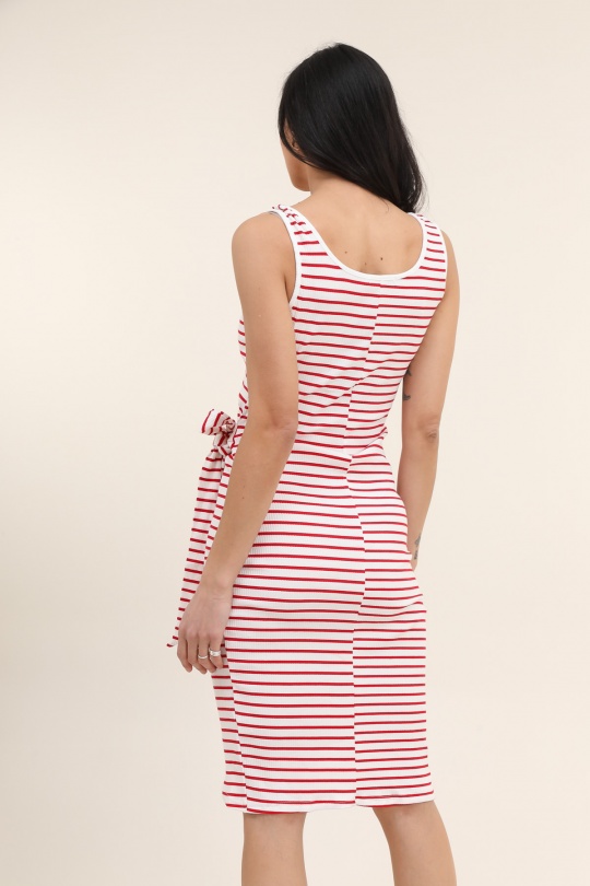 Robes mi-longues Femme Couleurs mélangées E.DIVA L503 Efashion Paris