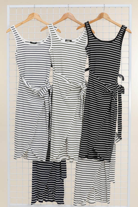 Robes mi-longues Femme Couleurs mélangées E.DIVA L503 Efashion Paris