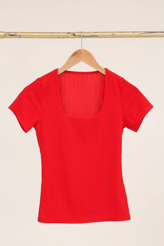 Tops Femme Rouge E.DIVA FR427 Efashion Paris